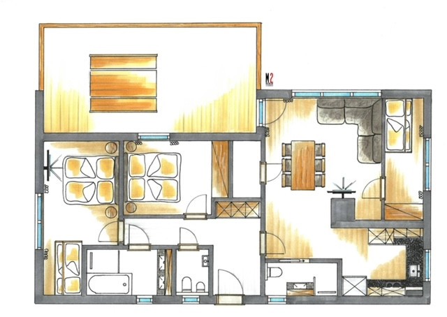 Gampenkogel Plattegrond